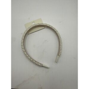 NWT     i Am Beaded Headband Pearl